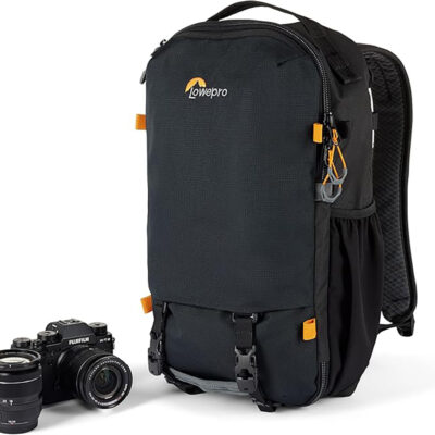Lowepro phot backpack in black perfect for that travelling photography.